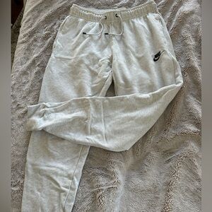 light grey size small nike sweats